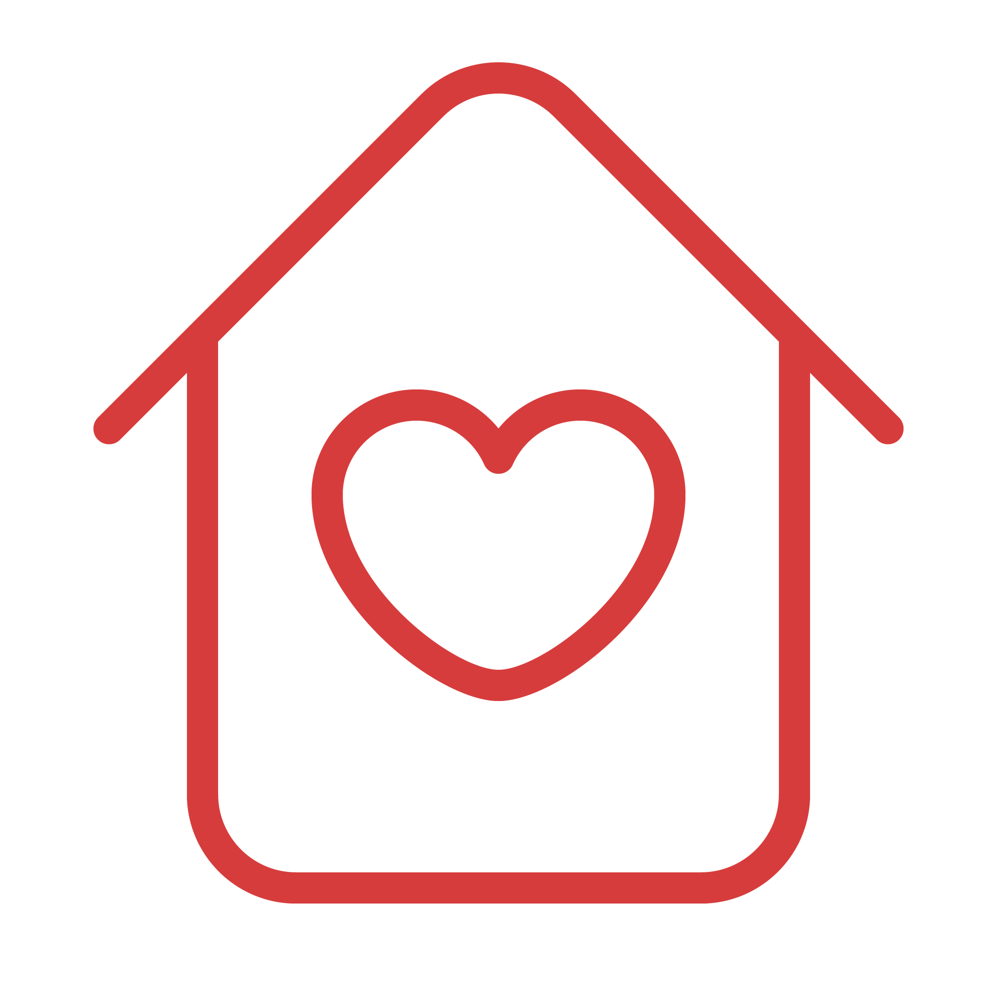 House with heart Icon